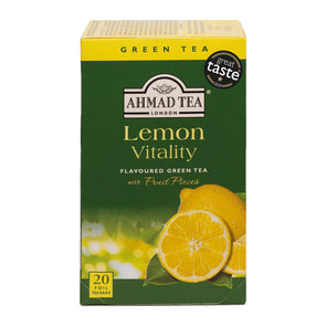 Lemon Vitality Green Tea - 20 Foil Teabags