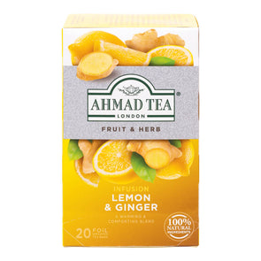 Lemon & Ginger Infusion -20 Foil Teabags