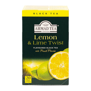 Lemon & Lime Twist Fruit Black Tea - Teabags