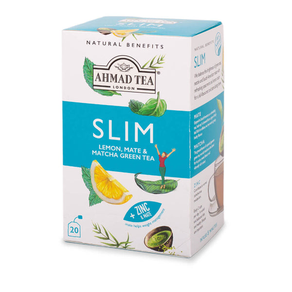 Lemon, Mate & Matcha Green Tea "Slim" Infusion - Teabags