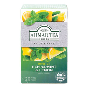 Peppermint & Lemon Infusion - 20 Foil  Teabags